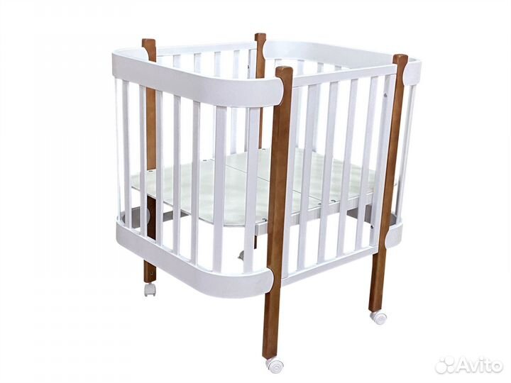 Детская кроватка Adele 3в1 с маятником
