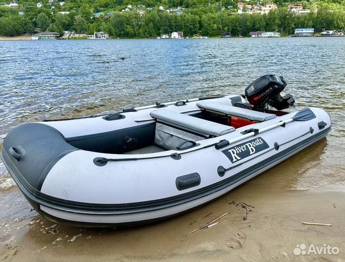 Комплект Лодка пвх с мотором, прицепом и гаражом