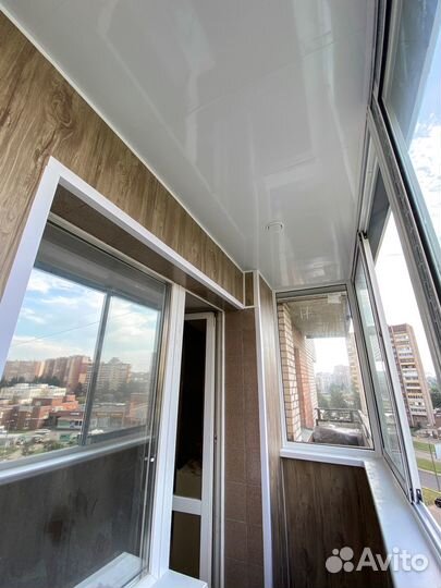 Остекление и отделка балконов, окна