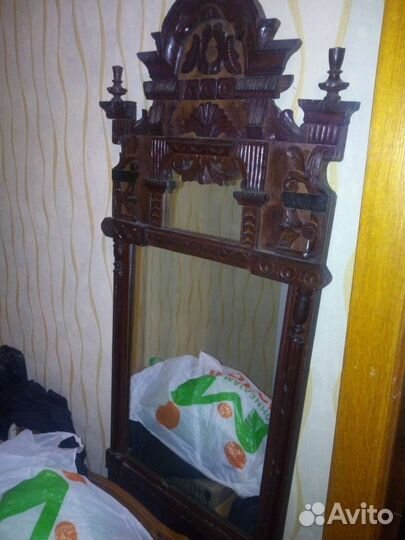 Рама резная19век с зеркалом