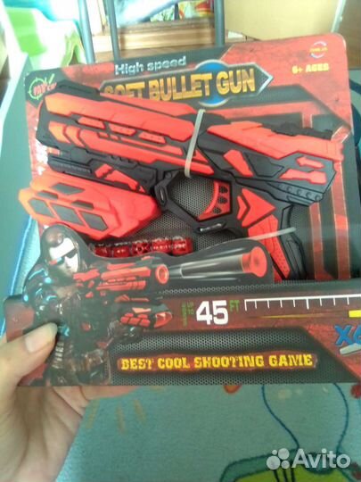 Бластер с мягкими пулями