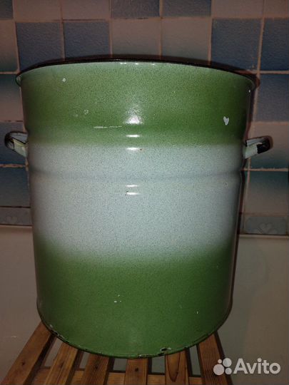Кастрюля эмалированная СССР 50 литров