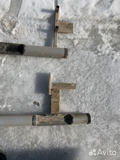 Защита порогов с накладками