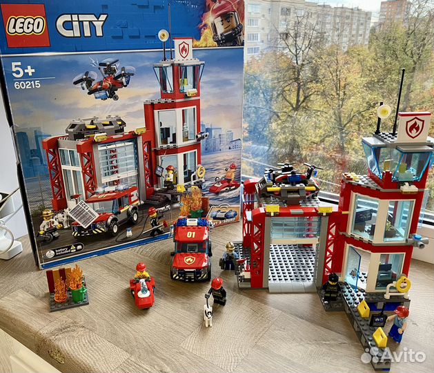 Lego City пожарная станция