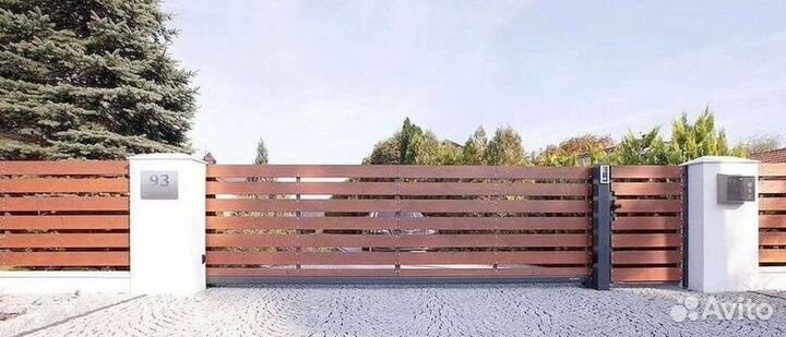 Откатные ворота под ключ