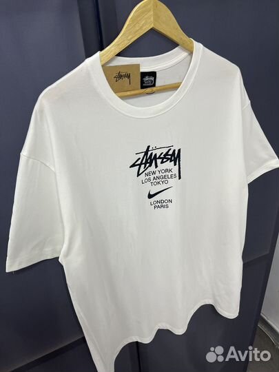 Футболка nike stussy стильная (хит 2024)