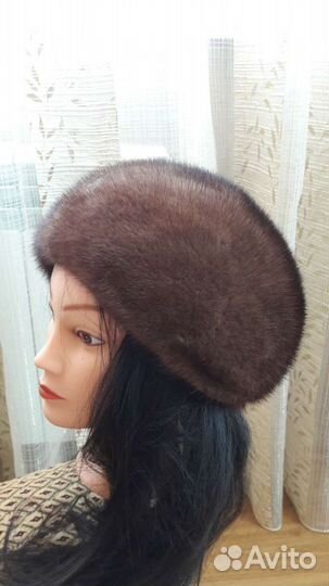 Берет норковый