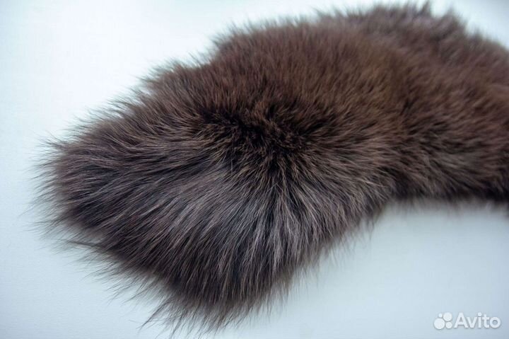 Меховой воротник песец