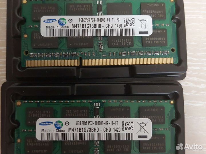 Оперативная память пара ddr3 8 gb