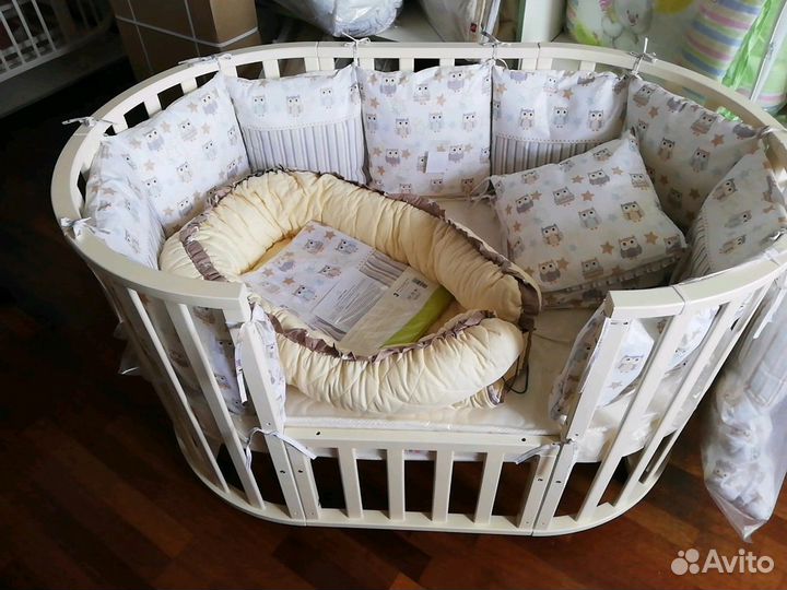 Кроватка овальная