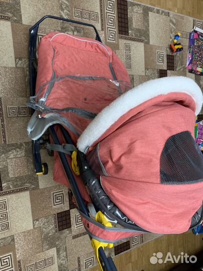 Санки-коляска Ника детям нд7-3/2 трансформер