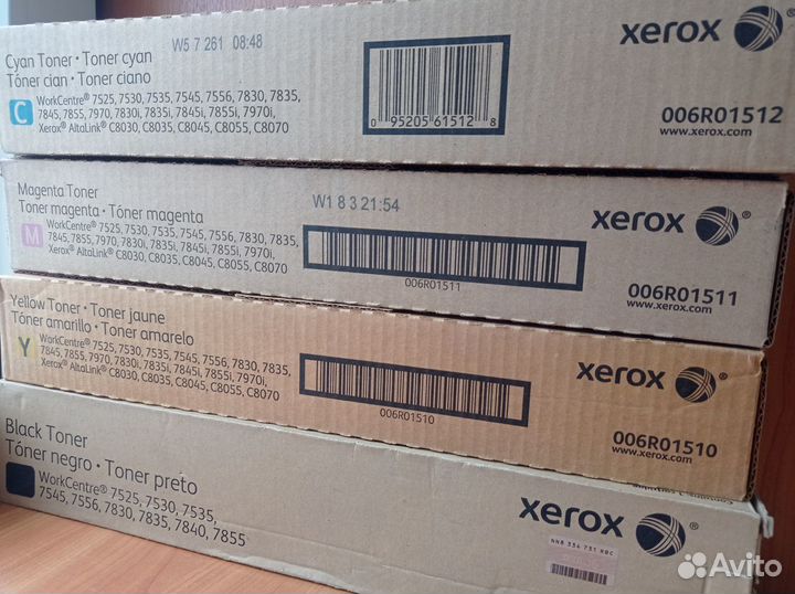 Картриджи Xerox wc 7525 altalink versa link