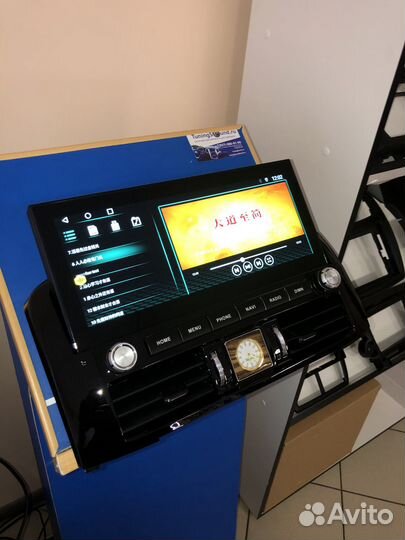 Магнитола стиль LC300 на Lexus GX470