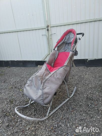 Детские санки коляска