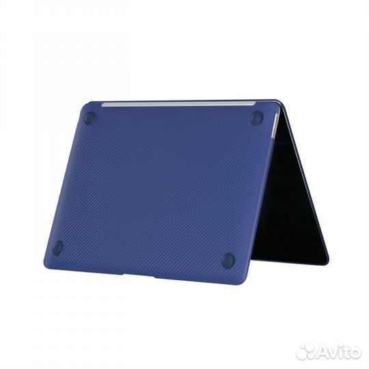 Чехол для MacBook Air 13 2018-2021 синий карбон