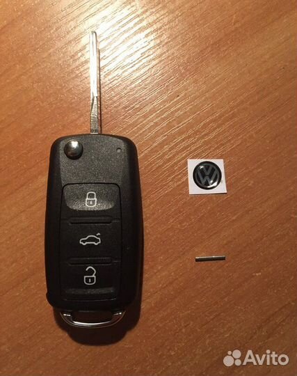 Корпус ключа аксессуар фольцвагин VW