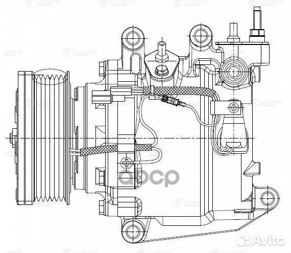 Компрессор кондиционера lcac 2320 luzar