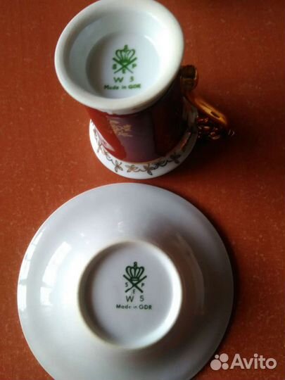 Кофейные пары ГДР Германия, наборы посуды