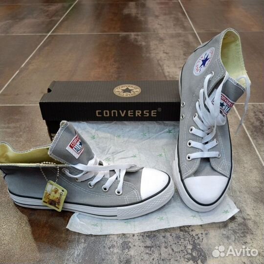 Кеды серые Converse 38 размер 39 новые