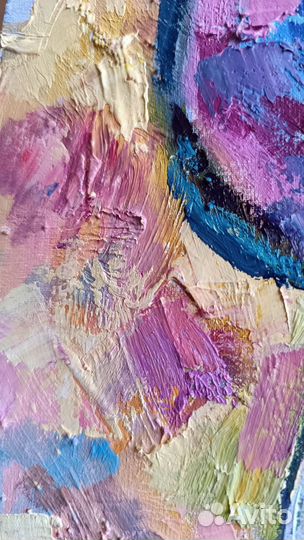 Картина маслом с инжиром