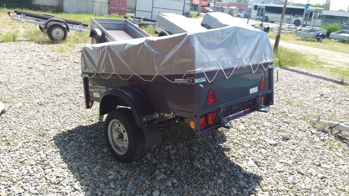 Прицеп саз 82994 низкий тент
