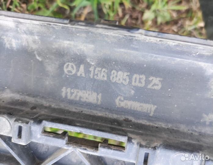 Накладка заднего бампера Mercedes GLA X156 с 2014