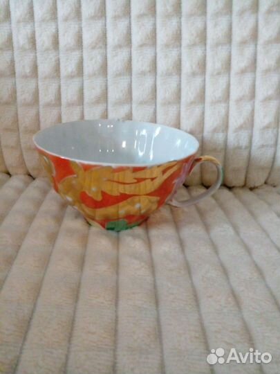 Чашка дулево золотой олень