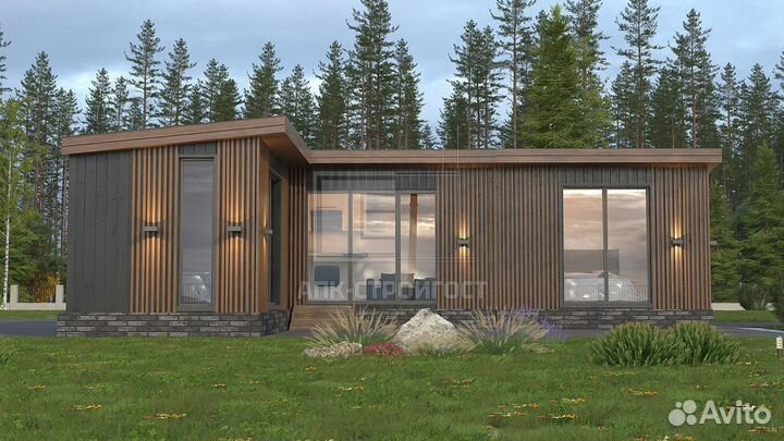 Модульный дом 48.6 кв.м