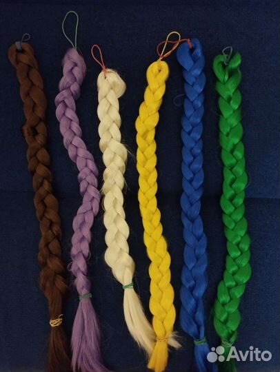 Цветные волосы. Канекалон