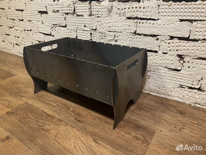 Новый мангал 4мм разборный