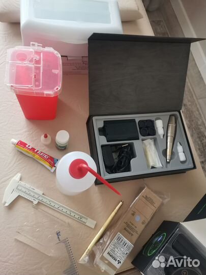 Машинка + блок для перманентного макияжа