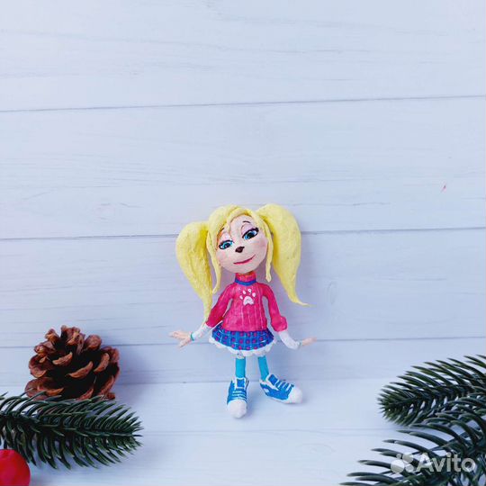 Ватные елочные игрушки