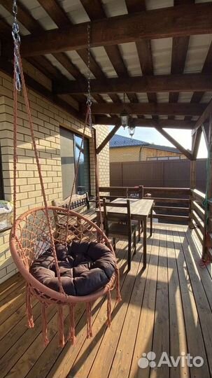 Кресло качели подвесные садовые для дачи