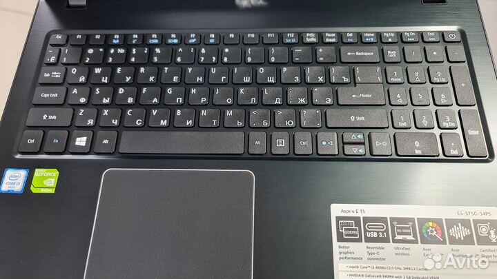 Ноутбук Acer 15.6