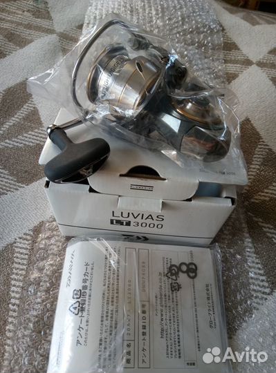 Катушки daiwa 20 luvias 3000. made IN japan