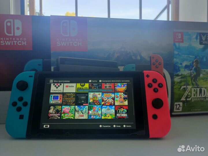 Nintendo Switch прошитая rev1