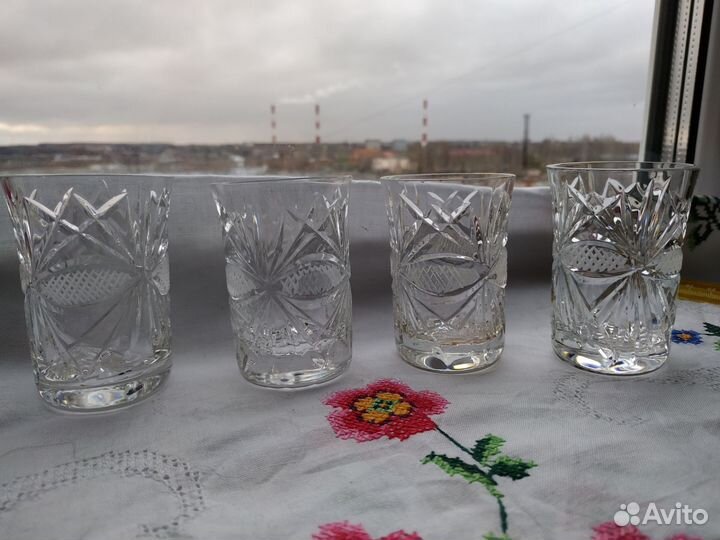 Стопки хрустальные СССР