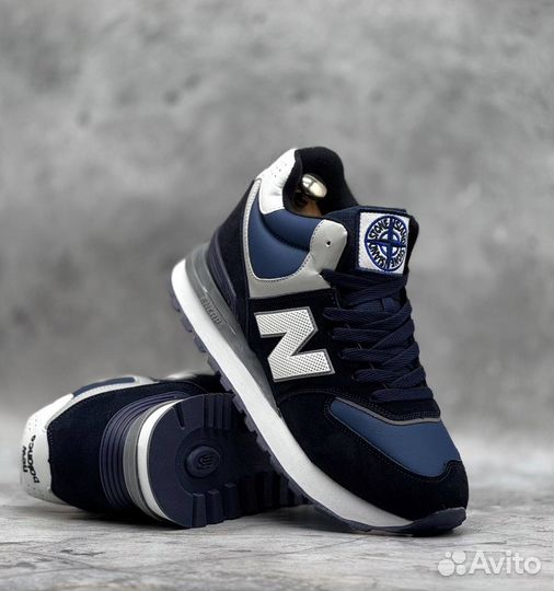 Кроссовки зимние New Balance Stone Island