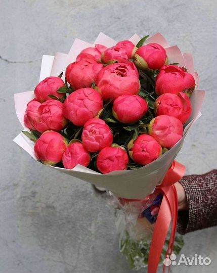 Пионы Букеты Цветы Доставка