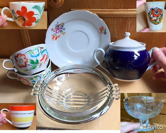 Стекло керамика фарфор СССР (посуда)