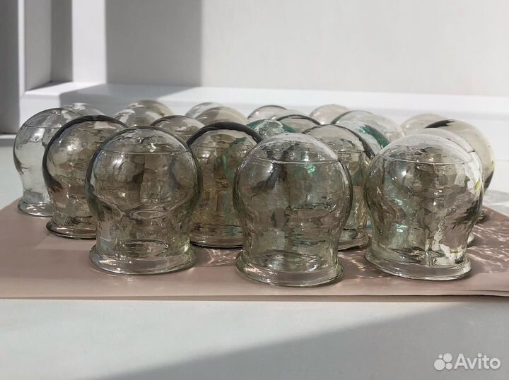 Банки медицинские стекло 26 штук