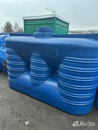 Емкость на 2000 литров прямоугольная
