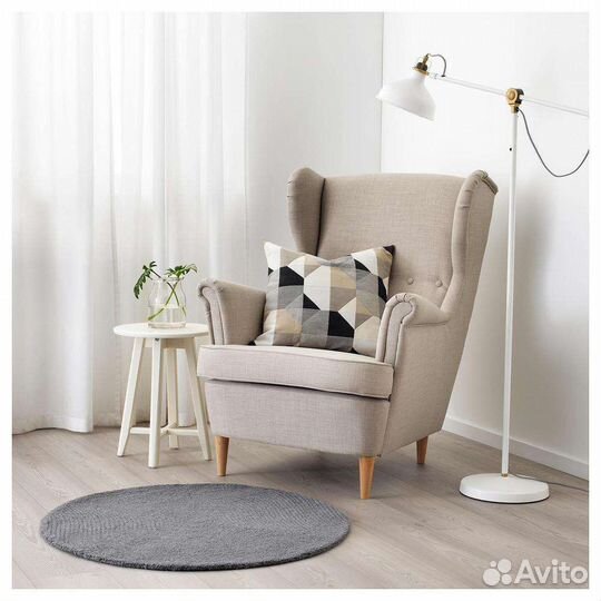 Воструп серый ковёр икеа (новый)