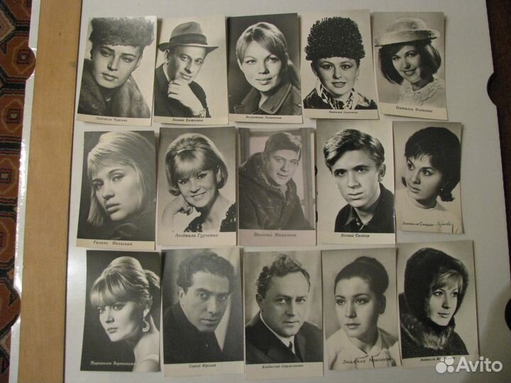 Фото артистов советского кино 60-80х годов, 73шт