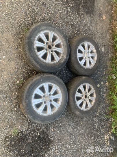 Литые диски R14 на audi 80 b3 с резиной