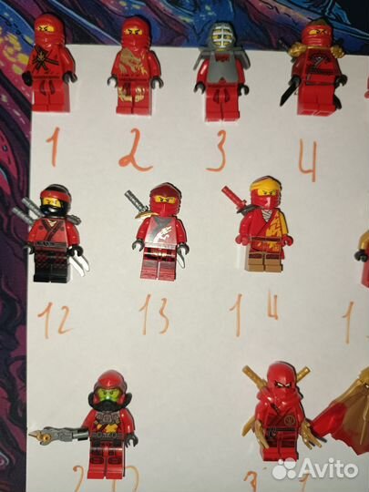 Lego ninjago минифигурки
