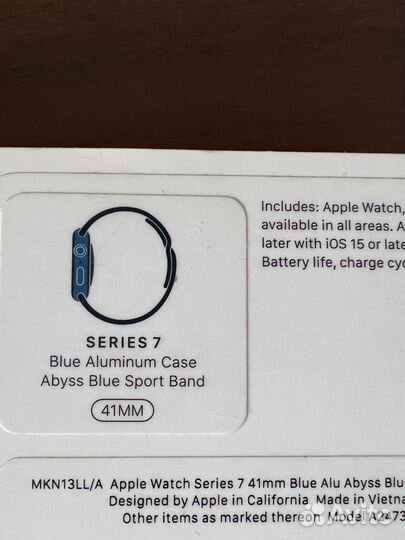 Часы apple watch 7 41 mm