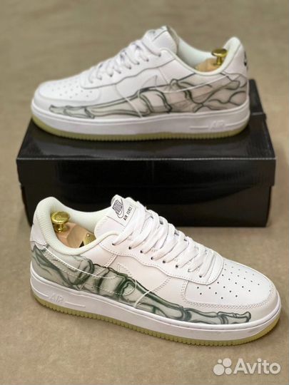 Кроссовки Nike Air Force 1 Low Skeleton Halloween