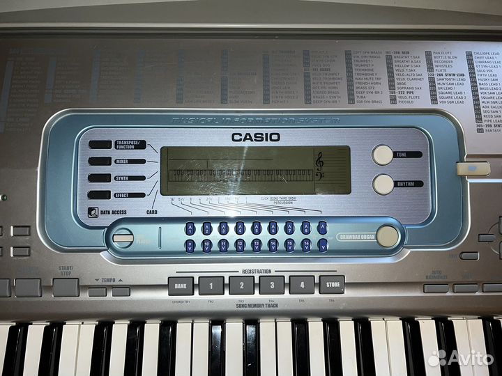 Синтезатор casio wk-3000