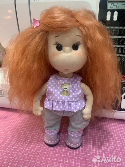 Кукла текстильная игровая ручной работы